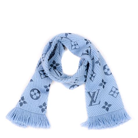 louis vuitton baby blue scarf|louis vuitton infinity scarf.